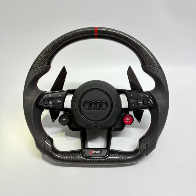 Volante Audi RS – Carbono y Cuero Perforado