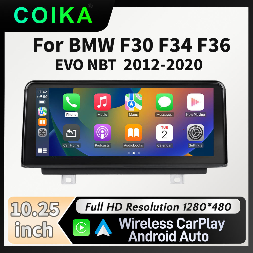 Linux Screen for BMW F30 F33 F34 F36 2018–2020 EVO – 8.8″ / 10.25″