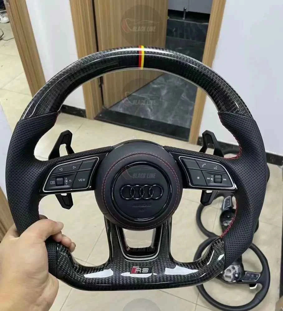 Configurador de Volantes Personalizados Audi | Audi A3, S3, RS3, A4, S4, RS4, A5, S5, RS5, A6, S6, RS6, A7, S7, RS7, Q3, RSQ3, Q5, SQ5, Q7, SQ7, Q8, RSQ8...