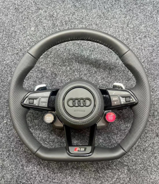 Volante Audi RS – Cuero Microperforado - BlackLine Custom