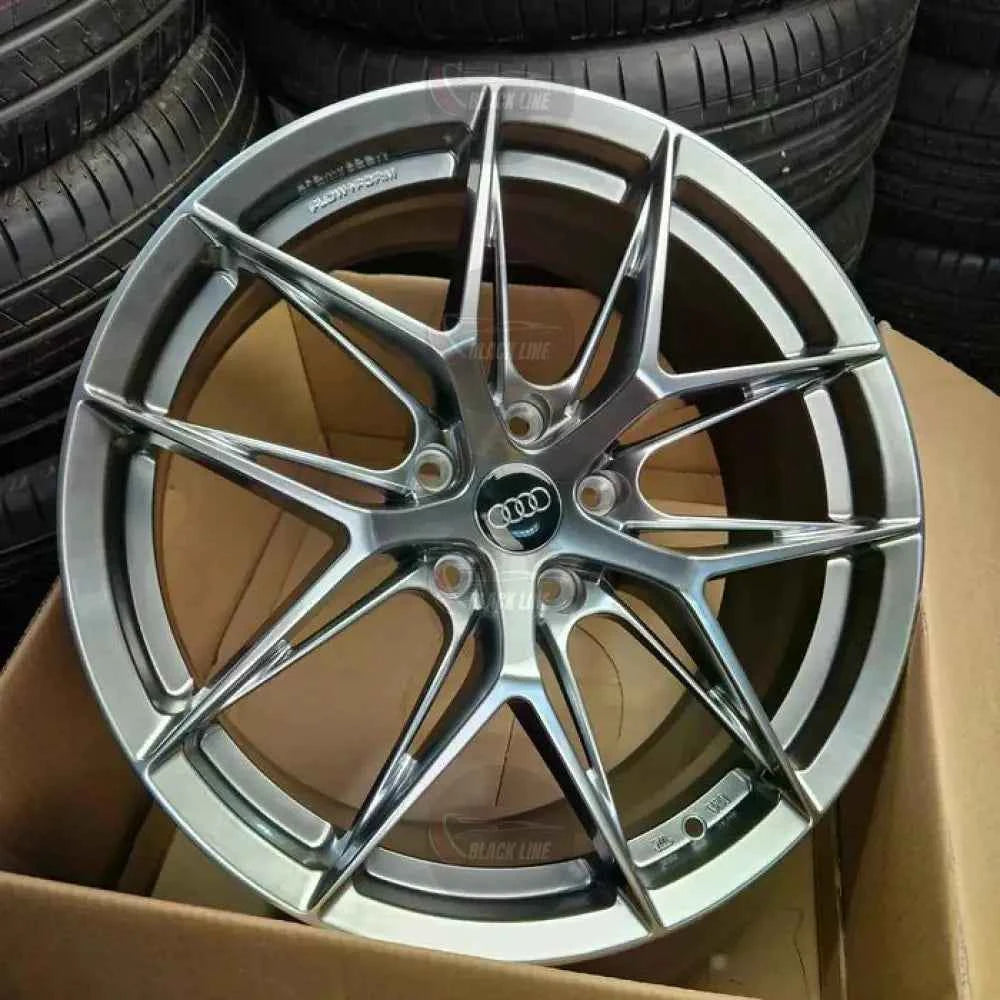 Llantas Deportivas Estilo Audi de Diez Radios Finos – Gris Grafito