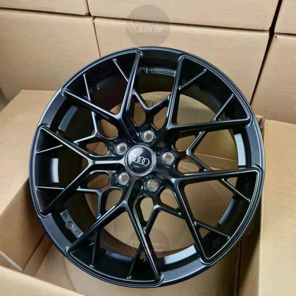 Llantas Deportivas Estilo Audi Multirradio Geométrico – Negro