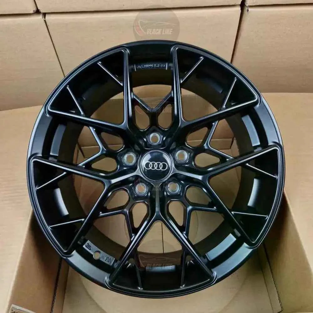Llantas Deportivas Estilo Audi Multirradio Geométrico – Negro
