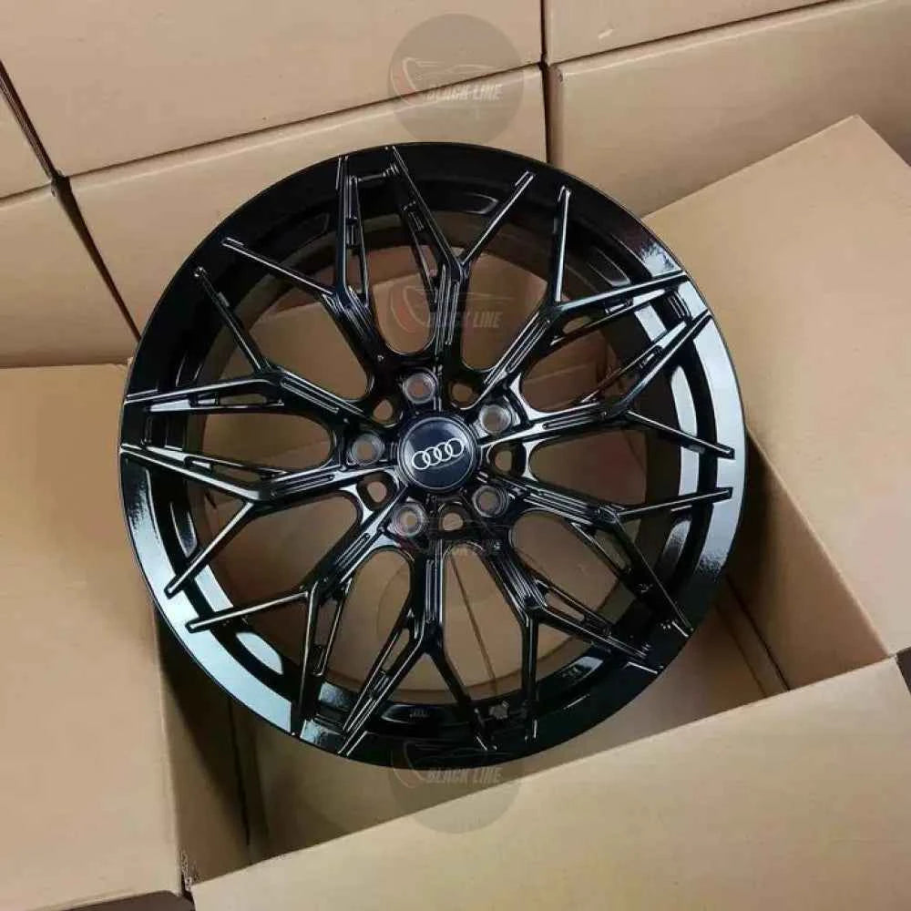 Llantas Deportivas Estilo Audi Multirradio Ramificado – Negro