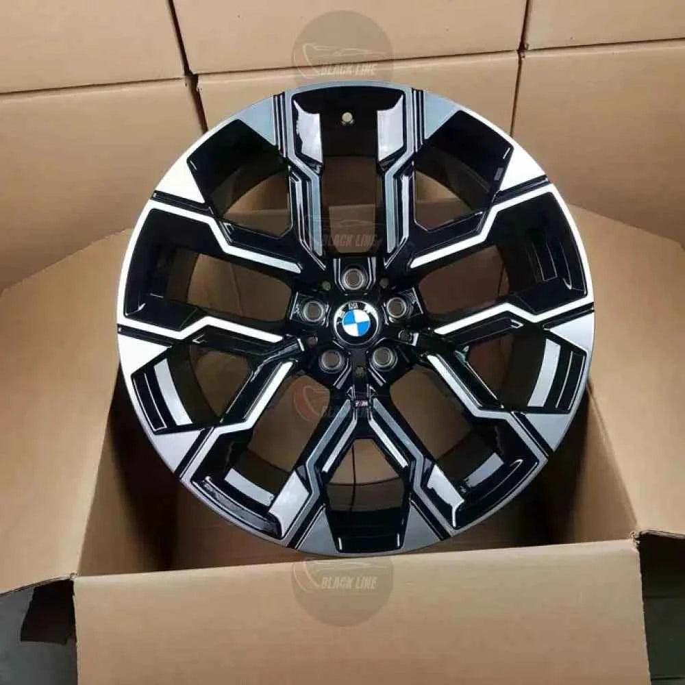 Llantas Deportivas Estilo BMW con Radios Angulares – Negro y Plata
