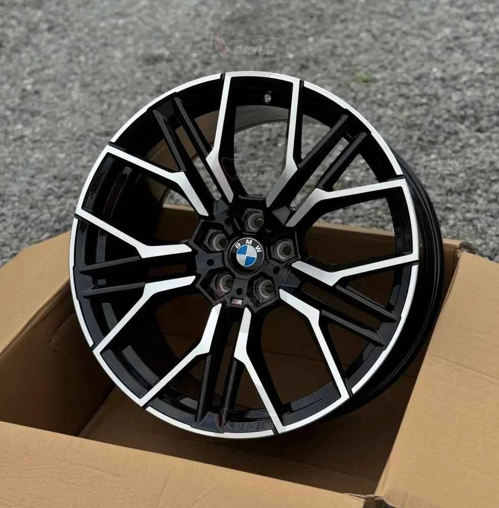 Llantas Deportivas Estilo BMW con Radios En Y – Negro y Plata