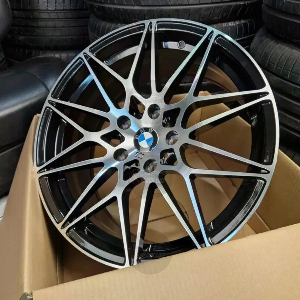 Llantas Deportivas Estilo BMW con Radios En Y – Negro y Plata