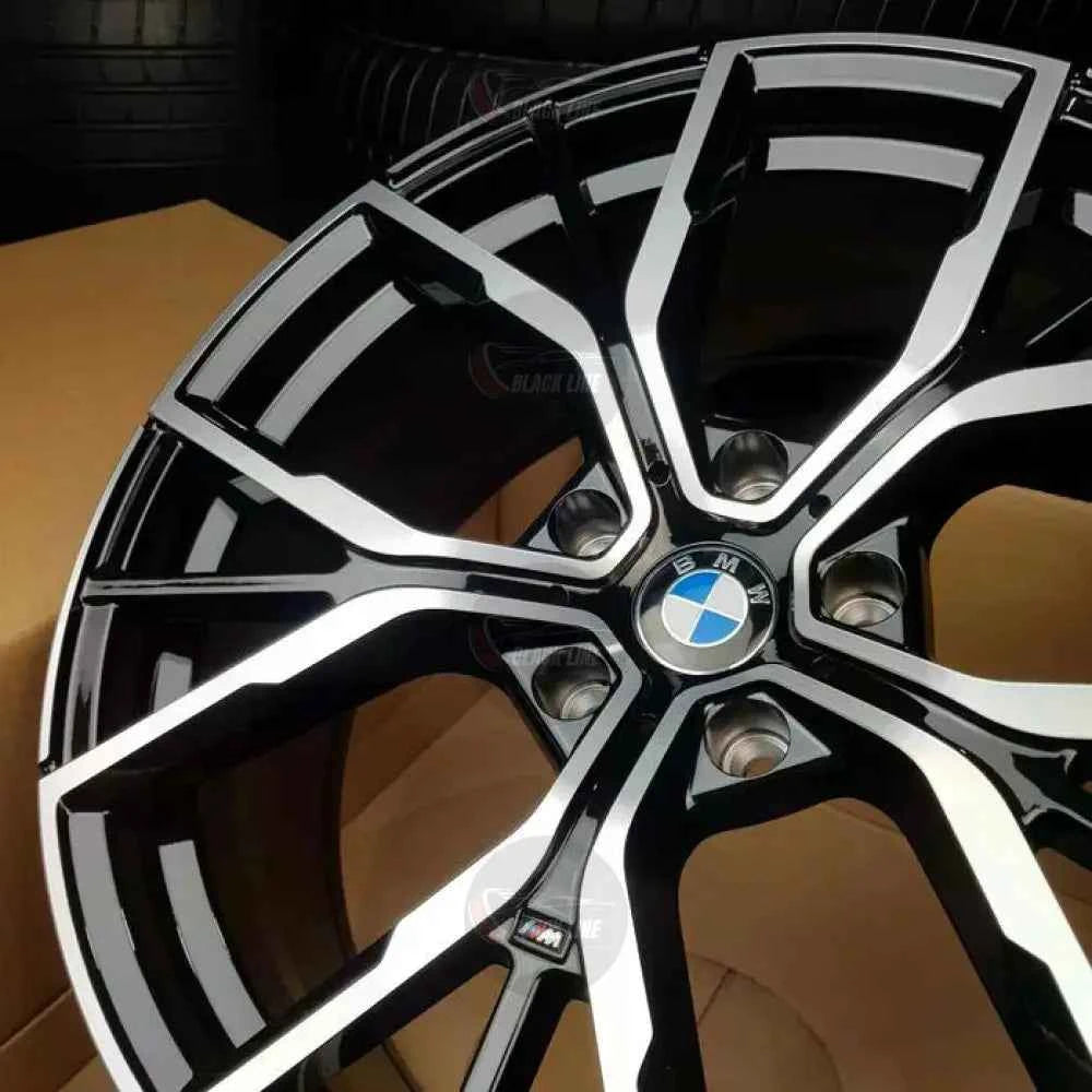 Llantas Deportivas Estilo BMW con Radios En Y – Negro y Plata