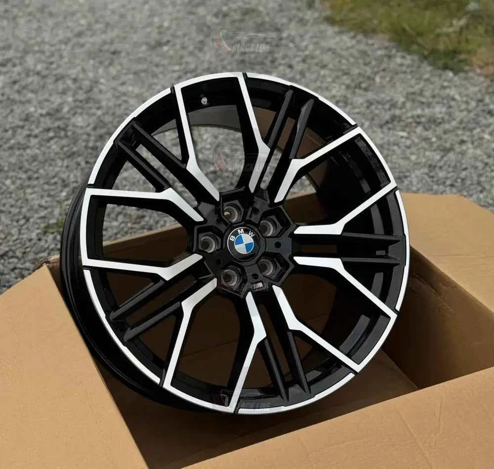 Llantas Deportivas Estilo BMW con Radios En Y – Negro y Plata