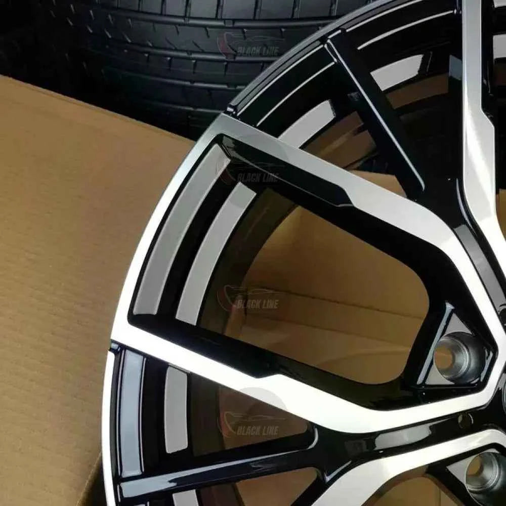 Llantas Deportivas Estilo BMW con Radios En Y – Negro y Plata