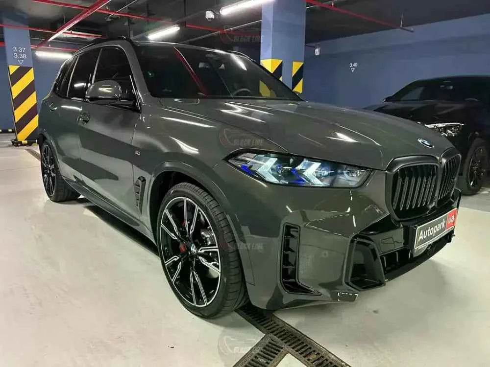 Llantas Deportivas Estilo BMW de Cinco Radios Dobles – Negro y Plata