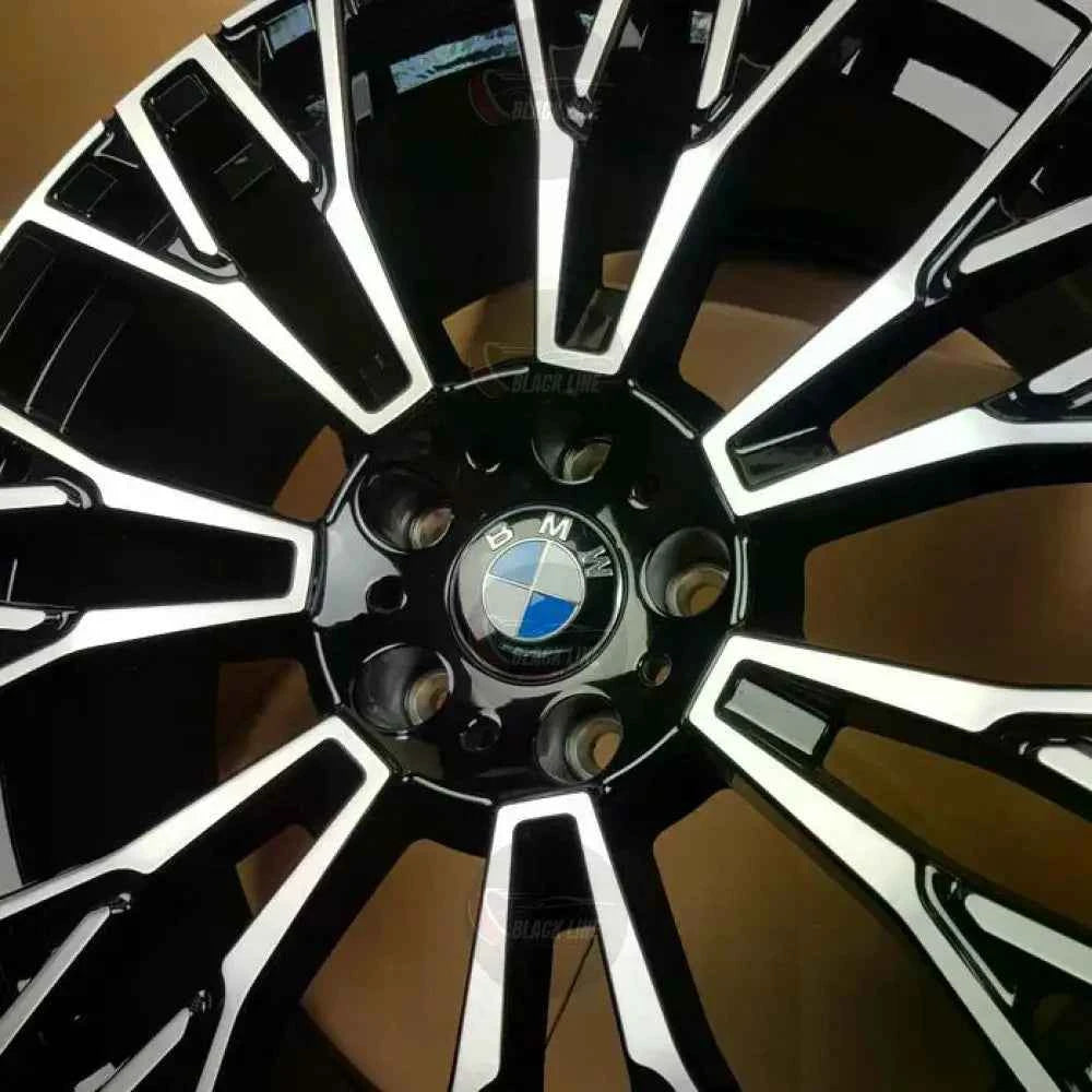 Llantas Deportivas Estilo BMW Multirradio Angular – Negro y Plata