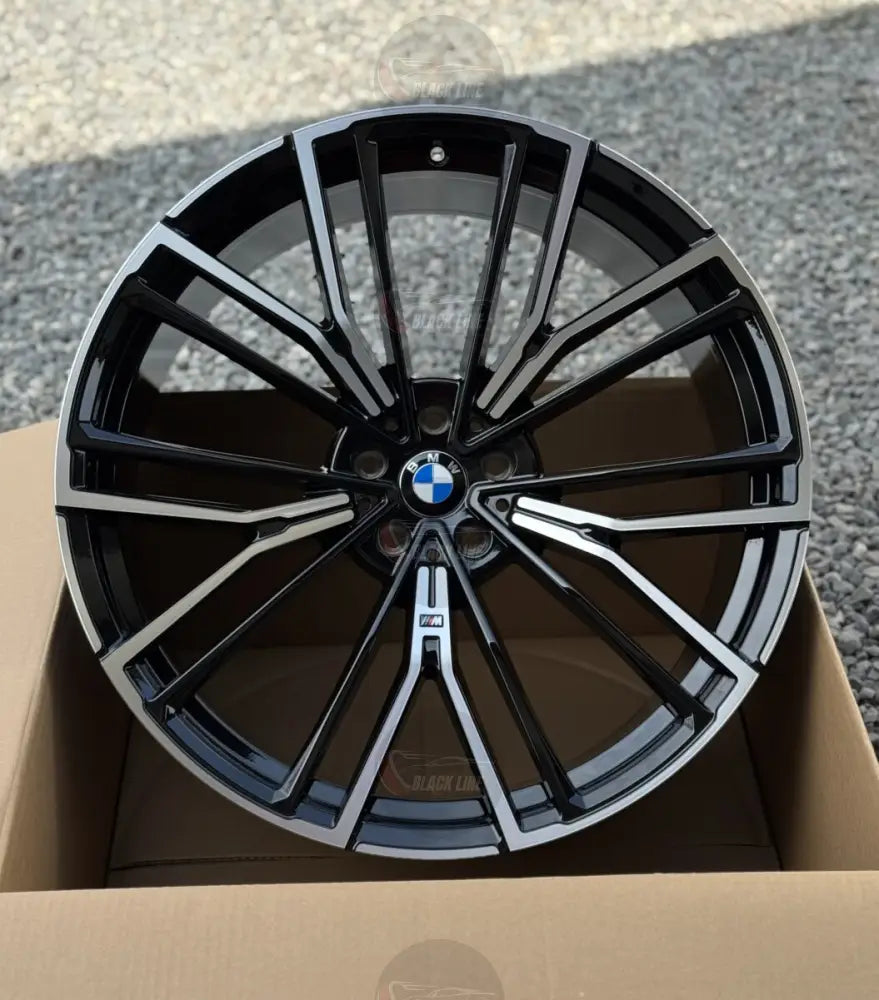 Llantas Deportivas Estilo BMW Multirradio Fino – Negro y Plata