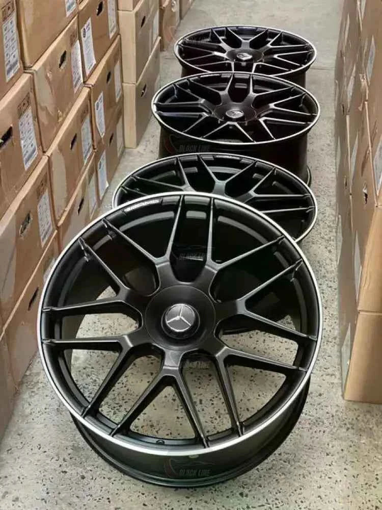 Llantas Deportivas Estilo Mercedes de Diez Radios – Gris Grafito