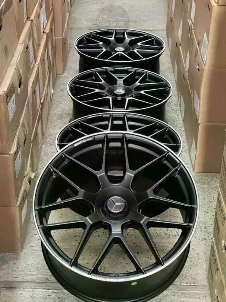 Llantas Deportivas Estilo Mercedes de Diez Radios – Gris Grafito
