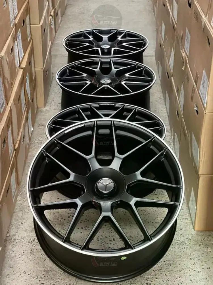 Llantas Deportivas Estilo Mercedes de Diez Radios – Gris Grafito