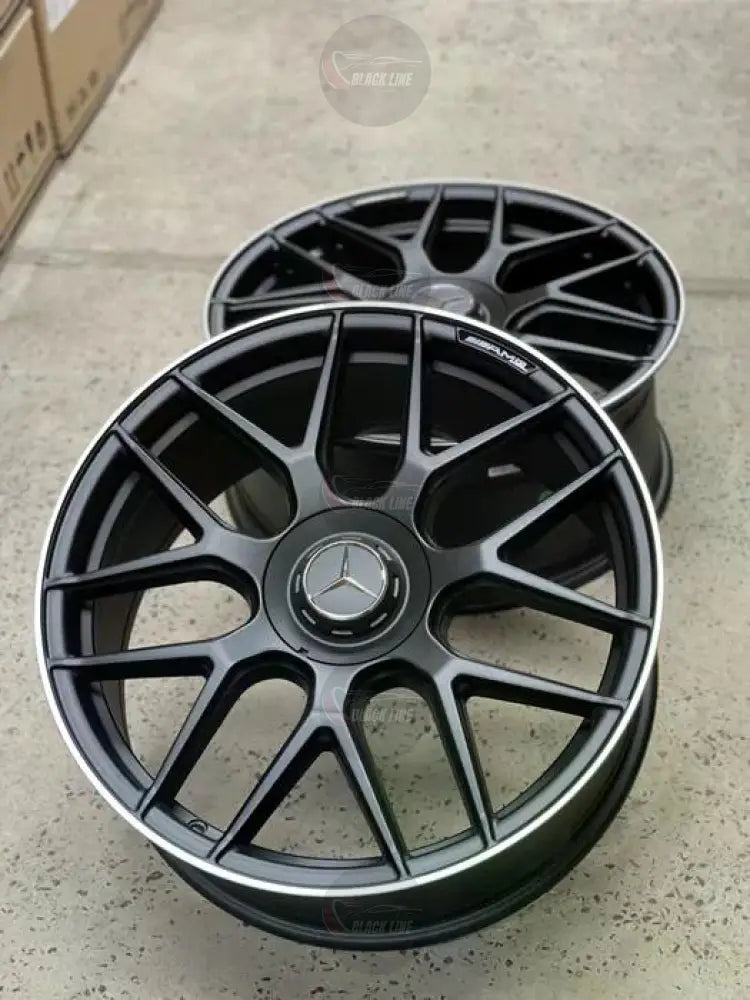 Llantas Deportivas Estilo Mercedes de Diez Radios – Gris Grafito