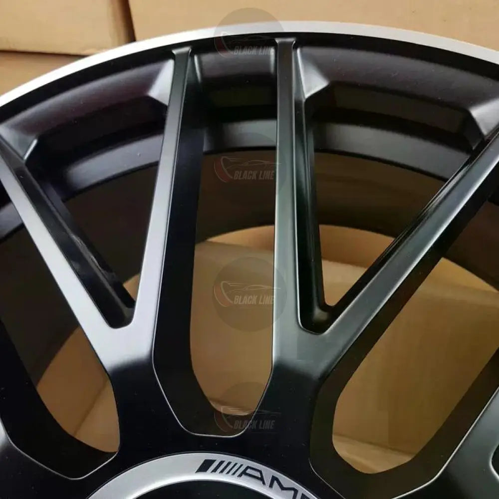 Llantas Deportivas Estilo Mercedes Multirradio Radial – Negro y Plata