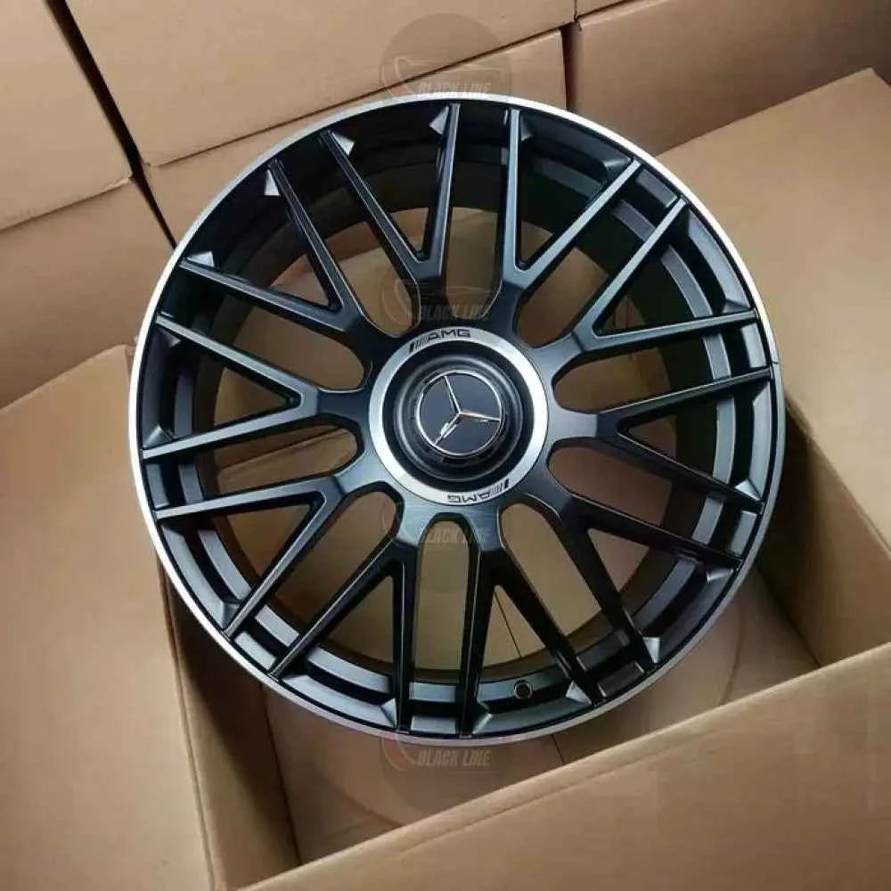 Llantas Deportivas Estilo Mercedes Multirradio Radial – Negro y Plata