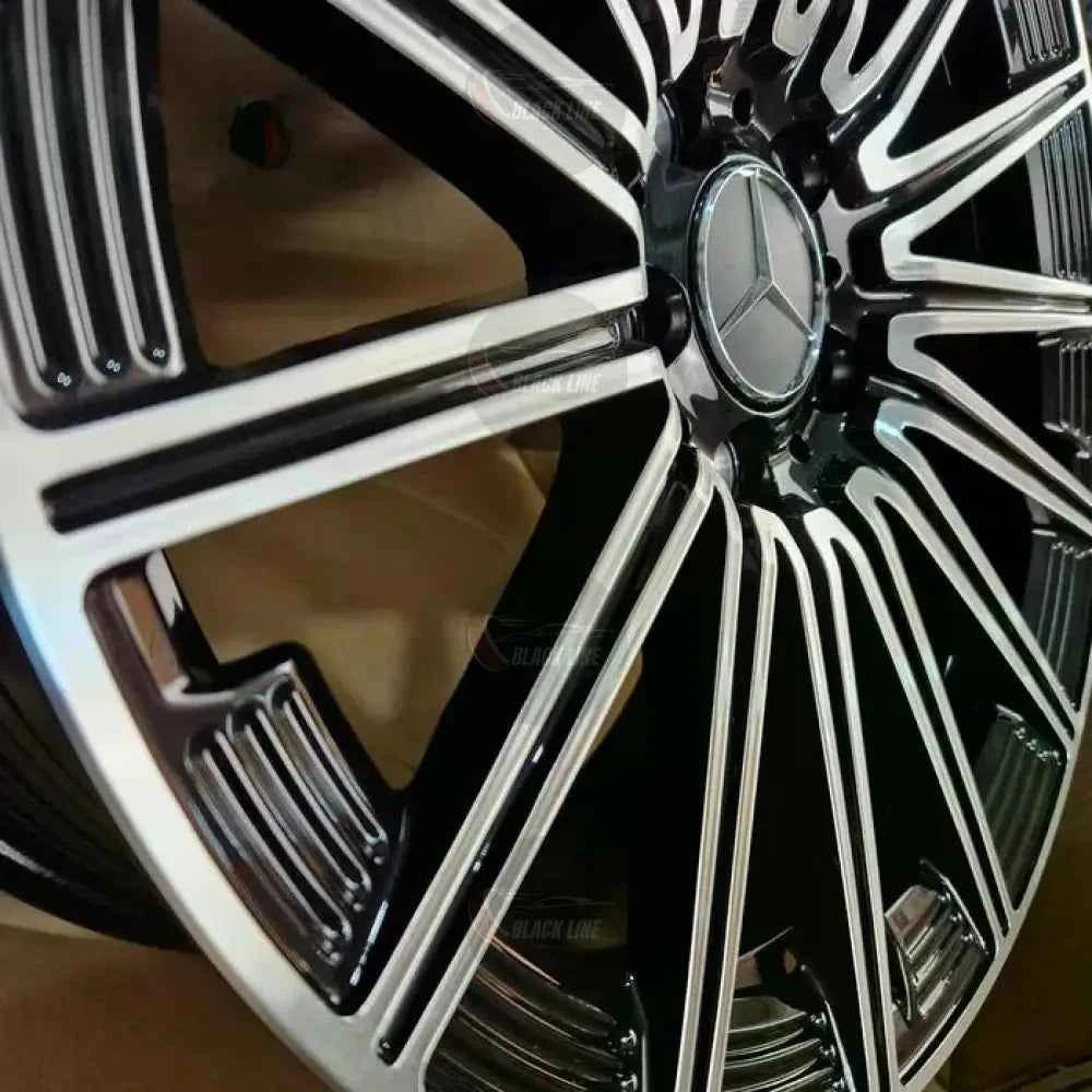 Llantas Deportivas Estilo Mercedes Multirradio Radial – Negro y Plata