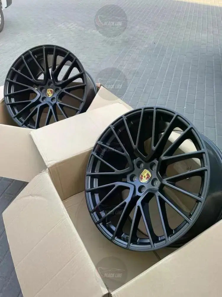 Llantas Deportivas Estilo Porsche Multirradio Fino – Negro