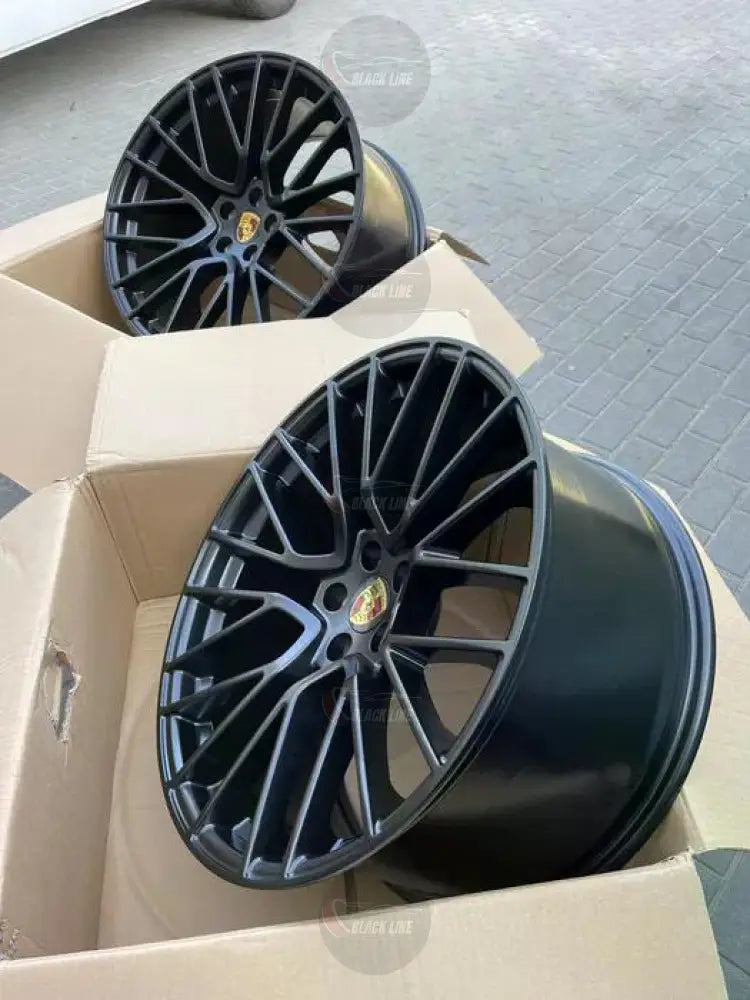 Llantas Deportivas Estilo Porsche Multirradio Fino – Negro