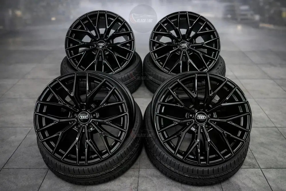Llantas Deportivas Estilo Volkswagen Multirradio Geométrico – Negro
