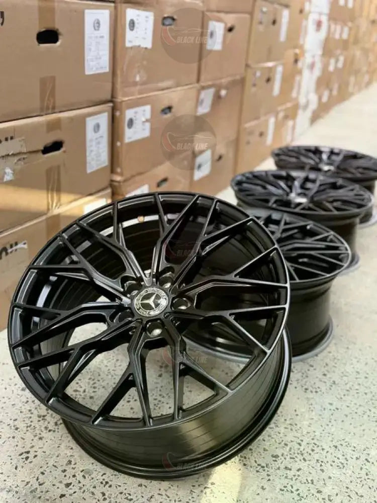 Llantas Deportivas Estilo Volkswagen Multirradio Ramificado – Negro
