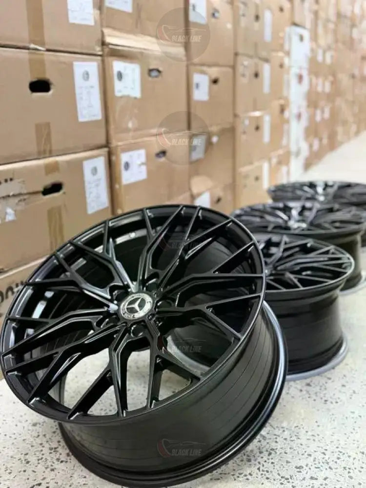 Llantas Deportivas Estilo Volkswagen Multirradio Ramificado – Negro