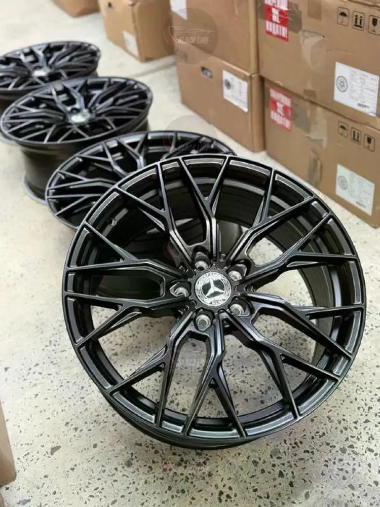 Llantas Deportivas Estilo Volkswagen Multirradio Ramificado – Negro