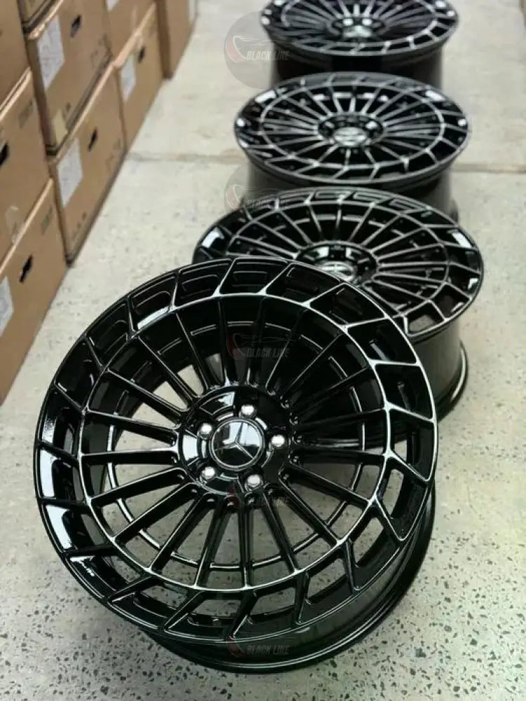 Llantas Deportivas Estilo Volkswagen Multirradio Reticular – Negro