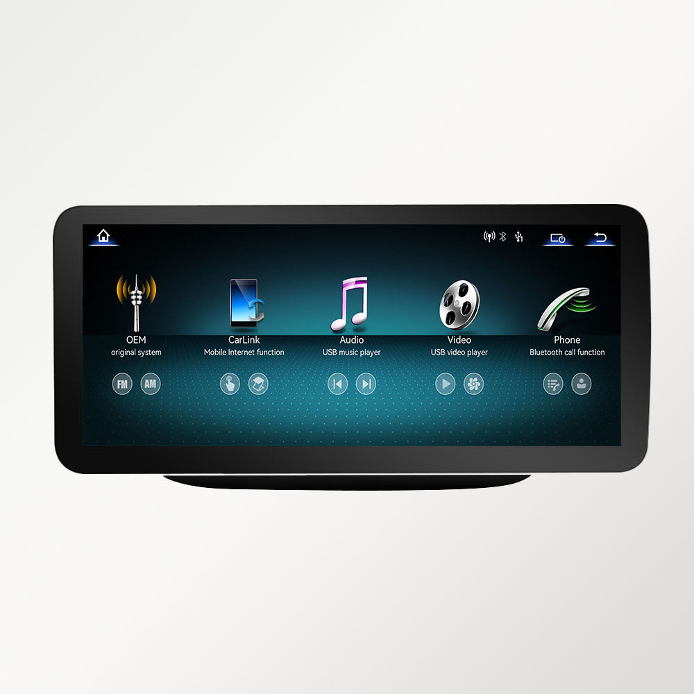 Pantalla Linux para Mercedes-Benz Clase B W246 NTG 4.5 2013–2014 – 10,25 pulgadas / 12,8 pulgadas