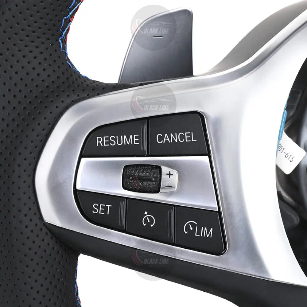 Volante BMW M Carbono Brillante | Cuero Perforado y Levas