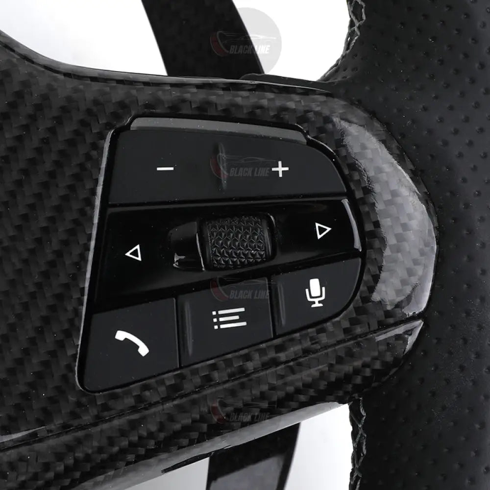 Volante BMW M Performance | Carbono Brillo Display LED y Costura Tricolor