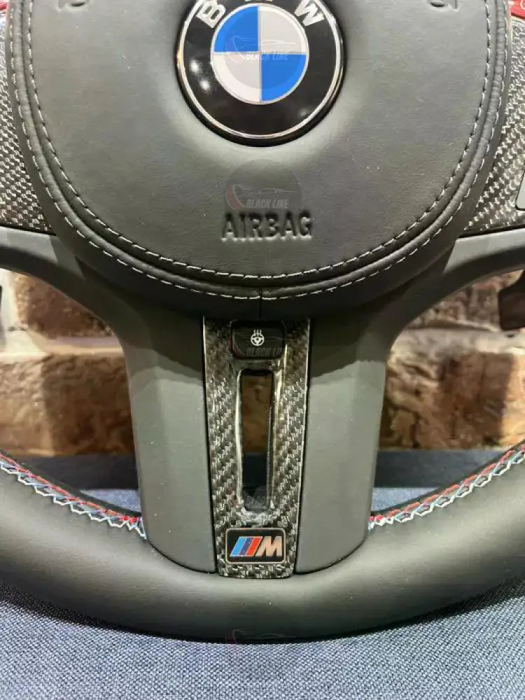 Volante BMW M Performance en Fibra de Carbono y Alcantara con Levas Rojas M1/M2 y Multifunción
