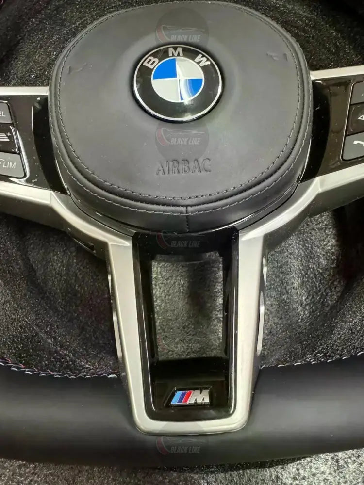 Volante BMW M Sport en Cuero Negro con Levas Multifunción y Detalles M